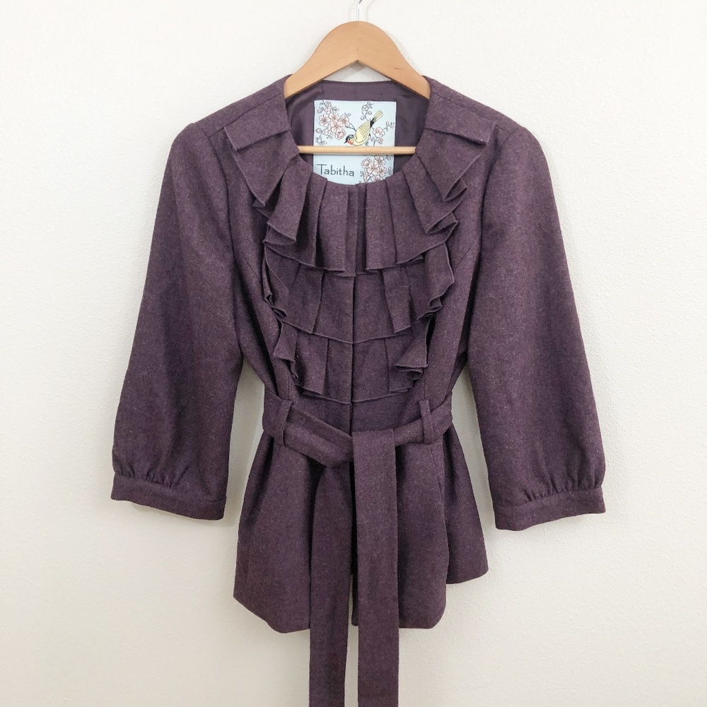 Anthropologie Tabitha Foilage Finder Jacket Size 8